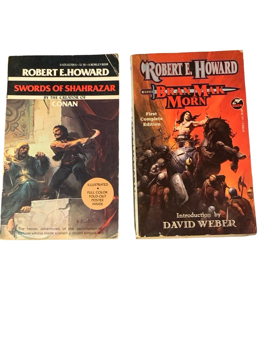 Robert E. Howard Lot Of 2 Vintage Books
